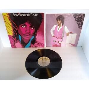 Jesse Johnson's Revue 1985 Vinyl LP Record Album Funk Soul Synth-Pop Translucent